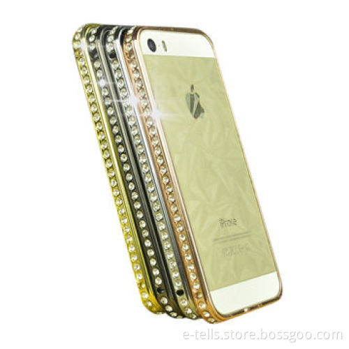 Aluminum bumper for mobile phone